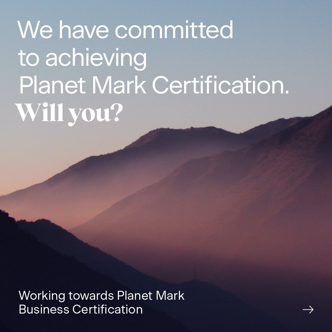 MDSS sustainability and Planet Mark commitment