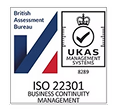 UKAS ISO 22301 certification