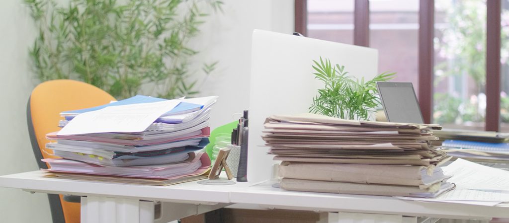 Maximising office space through document storage