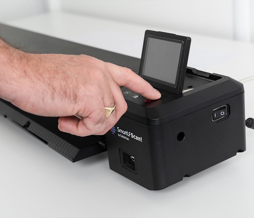 Operator switching on aperture card scanner