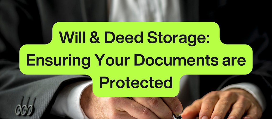 Will & Deed Storage: Ensuring Your Documents are Protected